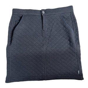 Woolrich Charcoal Grey Quilted Skirt Size 6